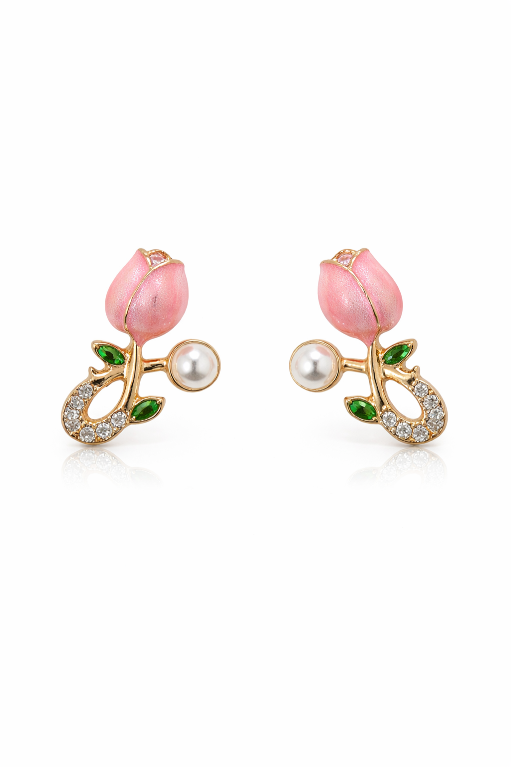 Blush Bloom Pearl Studs