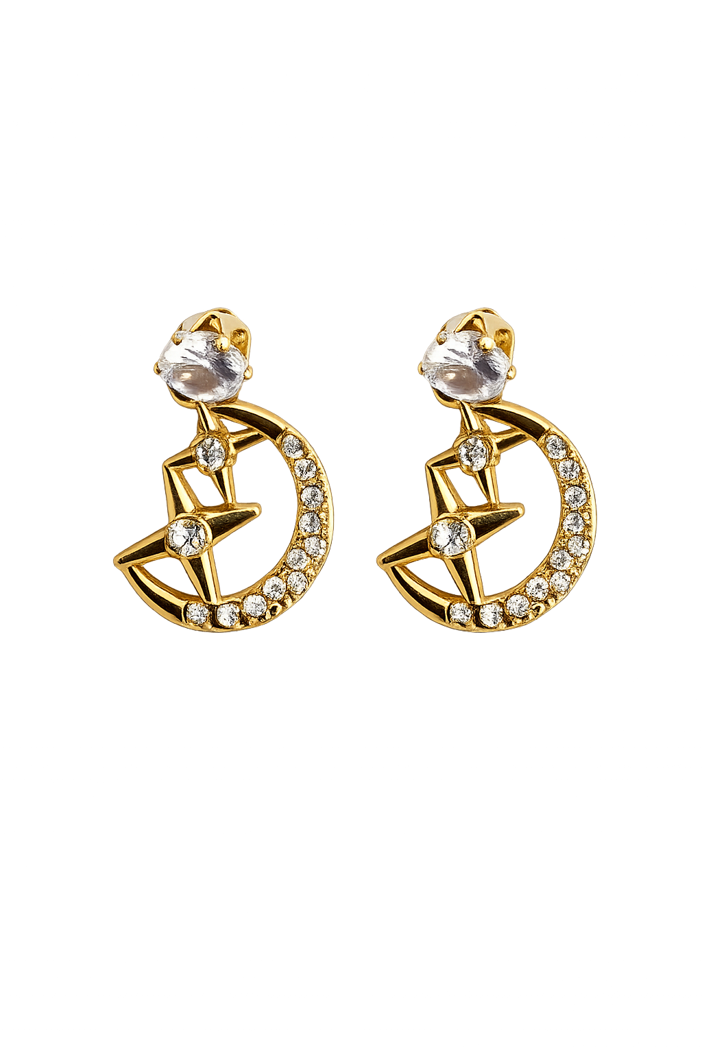 Celestial Compass Earring