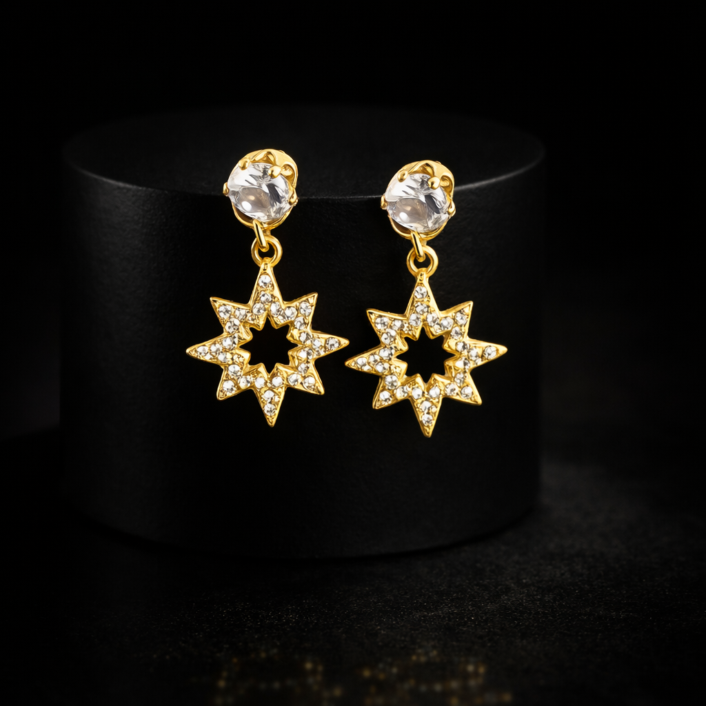 Starlit Slay Drop Earrings